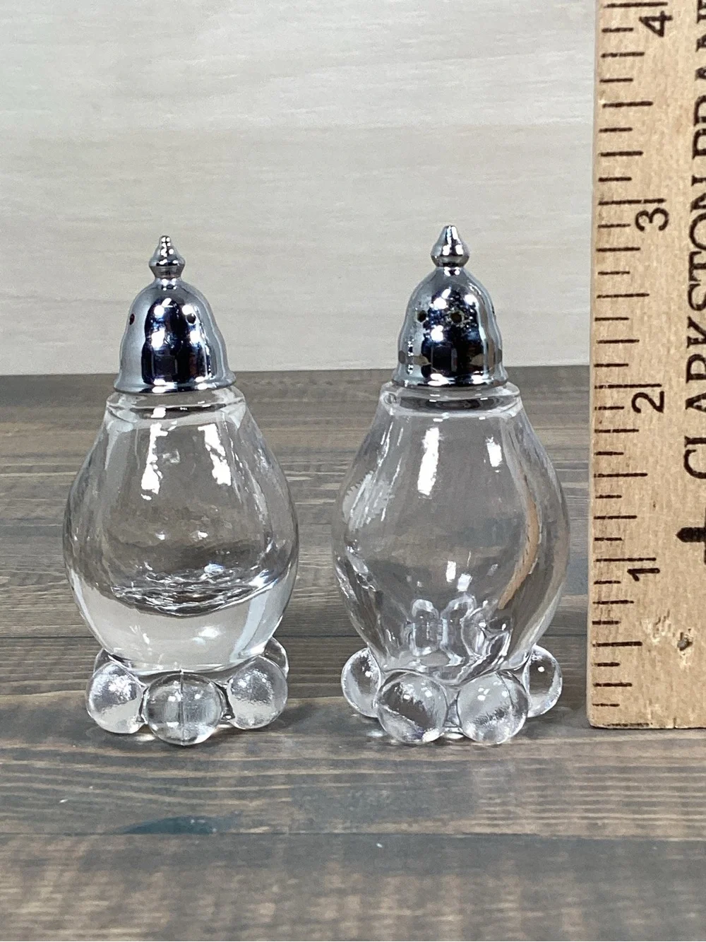Vintage Imperial Glass Candlewick Salt & Pepper Shakers